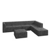 130.32" Modern Minimalist Corduroy L-Shape Modular Sectional Sofa, No Assembly Needed, 7-piece Free Combination Sofa - 4 of 4