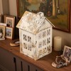 Vintage House Shaped Candle Holder Lantern Rustic Farmhouse Metal Candle Lantern Decor for Indoor Outdoor Use - 2 of 4