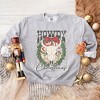 Simply Sage Market Women's Graphic Sweatshirt Howdy Christmas Bull - 3 of 4