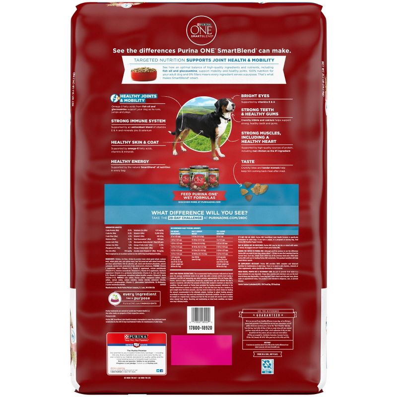 Purina ONE +Plus Joint Health Natural Chicken Flavor Dry Dog Food - 31.1lbs, 4 of 10