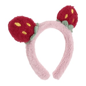 Unique Bargains Girl's Classic Strawberry Headbands 7.87"x8.27"x0.79" 1 Pc - 1 of 3