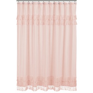 Sweet Jojo Designs Shower Curtain 72in.x72in. Bohemian Pink - 1 of 4