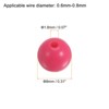 Unique Bargains Loose Craft DIY Earring Necklace Making Acrylic Round Beads 1700 Pcs - 2 of 4