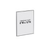 Azar Displays Clear Acrylic Magnet Back Sign Holder Frames, 2-Pack - 4 of 4