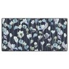 Ninola Design Watery Abstract Flowers Navy Desk Mat - Deny Designs - 2 of 4