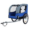 KTMBDW Large Folding Bike Trailer for Dogs–66LB Capacity All-Terrain Pet Carrier, Durable Steel Frame for Cycling, Jogging,Camping, Outdoor Adventures - 2 of 4