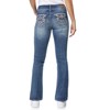 WallFlower Women's Luscious Curvy Bootcut Mid-Rise Bling Insta Stretch Juniors Jeans (Standard and Plus) - 4 of 4