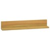 vidaXL Wall Shelves 2 pcs 23.6 in.x3.9 in.x3.9 in. Solid Wood Teak - 2 of 4