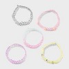 Girls' 5pk Tattoo Choker Necklace Set - Cat & Jack™: Pull-On Closure, 4 Inch Extender, Acrylic Material, 11 Inch Length - 2 of 4