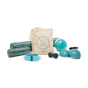 OPTP LO ROX Aligned Life Set – From Lauren Roxburgh - Set Includes: Foam Roller, Travel-Size Foam Roller, Body Sphere, Domes and Mini Infinity Roll - 1 of 4