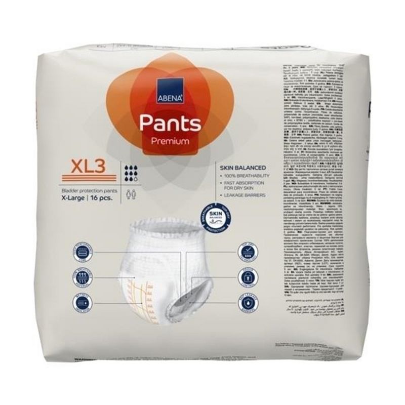 Abena Premium Pants XL3 Disposable Underwear Pull On with Tear Away Seams X-Large, 1000021330, 48 Ct, 5 of 7