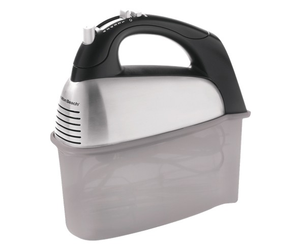 Hamilton Beach 6 Speed Classic Hand Mixer with Case - Stainless 62650
