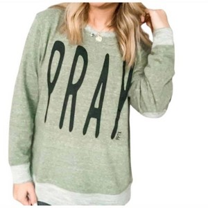 Women's Pray Pullover - Prickly Pear TX - 1 of 2