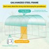 Walk-in Tunnel Greenhouse,Garden Plant Hot House for Outdoors Vegetables Plants,Galvanized Steel Frame Green PE Cover Warm House （6/8 Windows） - 4 of 4