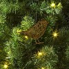 Christmas Wire Wrapped Bird Ornament Gold - Wondershop™ - 2 of 3