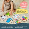 Magifire Wood Puzzles for Toddlers 1-3, Set of 6 Montessori Toys for 1 Year Old, Toddler Puzzles, Baby Puzzles with Large Pieces - 4 of 4