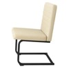 PAGED Modern Dining Chairs Set of 2 Upholstered Dining Room Chairs Armless Chair with Metal Legs for Living Room, Kitchen - 4 of 4