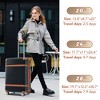 3pc Lightweight Luggage Sets,  Expandable Hardshell Spinner Suitcase with TSA Lock 20''/24''/28'' 4M -ModernLuxe - 2 of 4