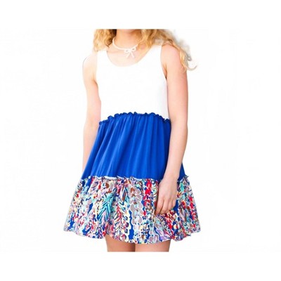 Women's Color Block Sleeveless Mini Dress - Beeson River