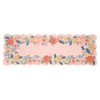 Modern Washable Area Rug, Soft Floral Floor Cover with Non Slip Backing, Low Pile Stain Resistant Floor Carpet for Living Room - 3 of 4