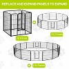 BestMassage Dog Playpen 24/32/40 Inch Heavy Duty Playpen Pen Dog Fence Dog Kennel with Doors Indoor Outdoor Pet Exercise Pen Puppy Playpen - 3 of 4