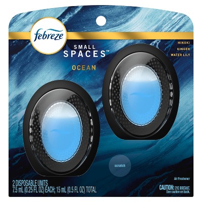 Febreze Small Spaces Air Freshener Ocean - 2ct