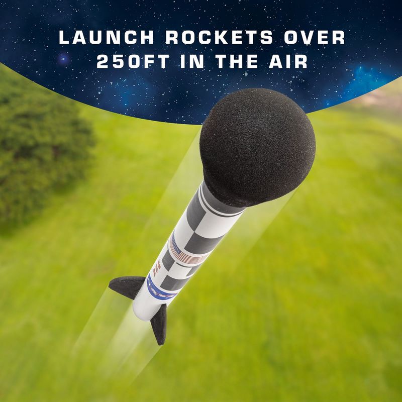 NASA Air Rocket Launcher Kit - Launch Model Rockets Up To 250 Feet with Compressed Air, A Safe, Innovative & Fun Outdoor Kids Toy, 2 of 8