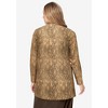 Jessica London Women's Plus Size Stretch Knit Open Front Knit Topper - 3 of 4