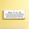 Slickblue Woohoo What a Ride Wall Sign – Wine & Chocolate Life Quote – Rustic Wood Decor for Home – 7x18, Color Options - 2 of 3