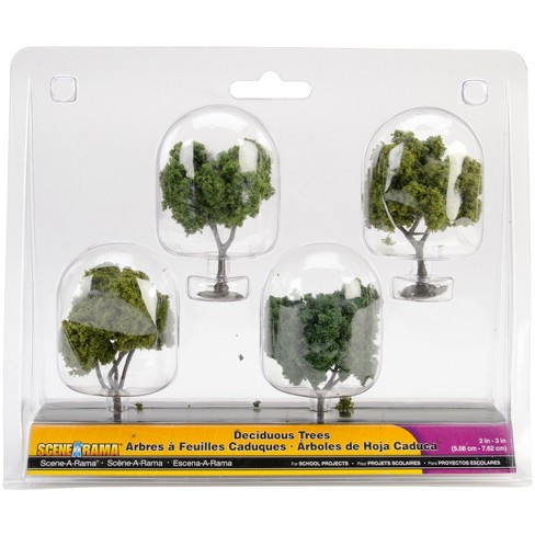 SceneARama Deciduous Trees 4/Pkg-2" To 3" - image 1 of 2