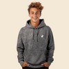 Dalix Ghost Embroidered Washed Hooded Sweatshirt Fleece Soft Cotton Mens - 3 of 4
