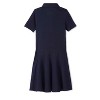 French Toast School Uniform Girls Adaptive Short Sleeve Interlock Polo Dress - 2 of 3