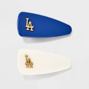 Bijoux Sport by Luv Aj MLB Logo Hair Clips 2pc - 1 of 3