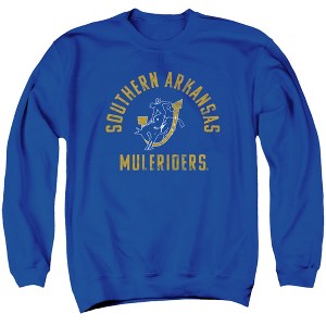 Southern Arkansas University Official Muleriders Logo Adult Crewneck Sweatshirt - 1 of 4