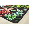 Nature Inspired Classroom Rug with Vibrant Succulent Garden Design, Rectangle - 3 of 4