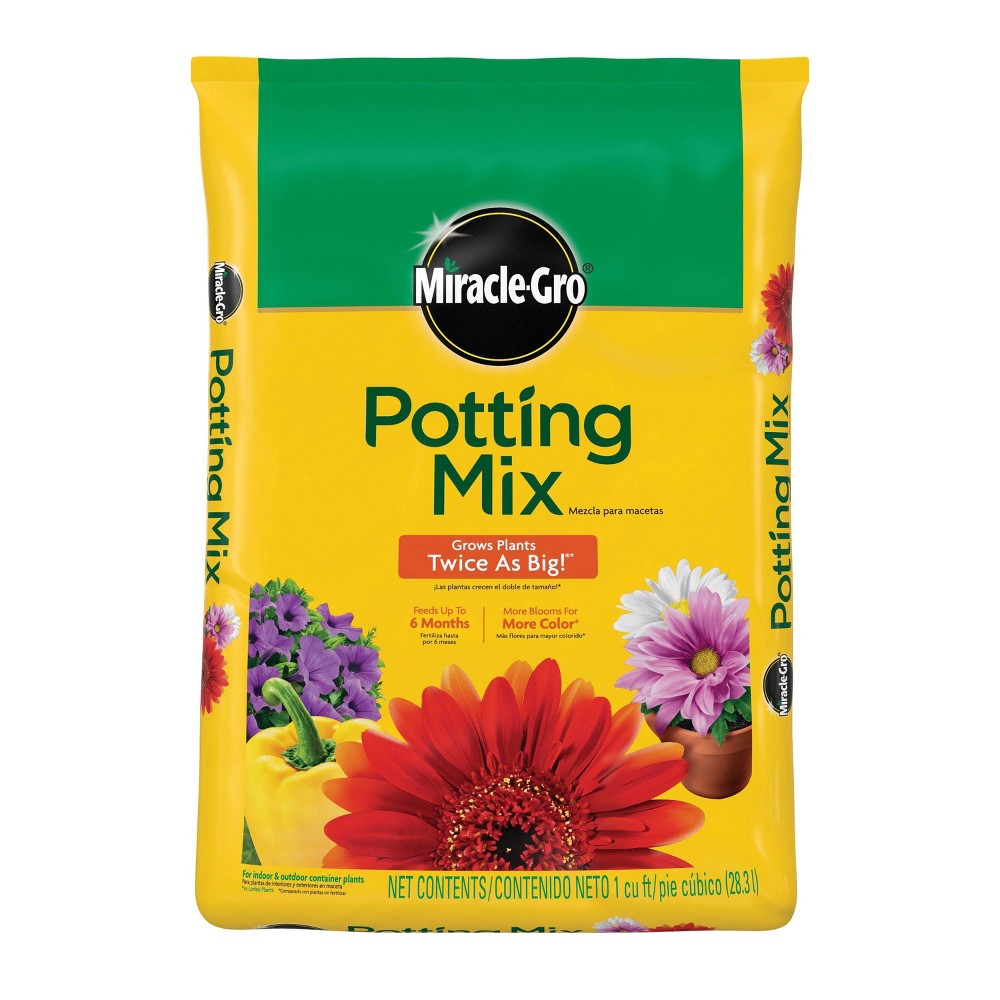 UPC 032247565134 product image for Miracle-Gro Premium Potting Mix 1 Cubic Foot: Ideal for Patio, Lawn & Garden, En | upcitemdb.com