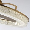 Perimost 32.5" Gold Modern LED Fandeliers with Remote and Lights - 4 of 4