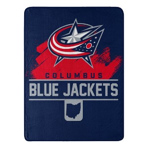 NHL Columbus Blue Jackets Micro Throw Blanket - 1 of 4