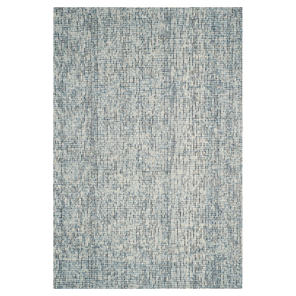 Blue/Charcoal Abstract Tufted Area Rug - (6'x9') - Safavieh