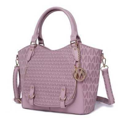 MKF Collection Talula Signature Printed Vegan Leather Women’s Satchel Bag by Mia K