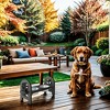 MaseiKar Adjustable Pet Bowl Travel Ready HDPE Durable Poly Lumber Recycled - 4 of 4