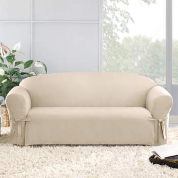 Duck Sofa Slipcover Natural - Sure Fit