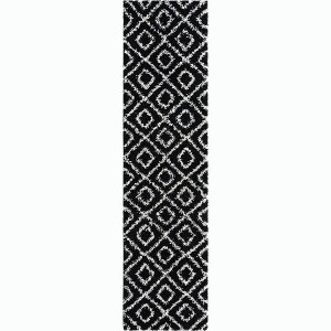 Unique Loom Trellis Shag Ruth Trellis Indoor Woven Area Rug - 1 of 4