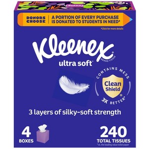 Kleenex Ultra Soft 3-Ply Facial Tissue - 1 of 4