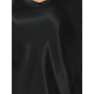 Женские платья INSPIRE CHIC Women's Satin Sleeveless V Neck Spaghetti Strap Evening Party Maxi Dress Black Small — фото 4