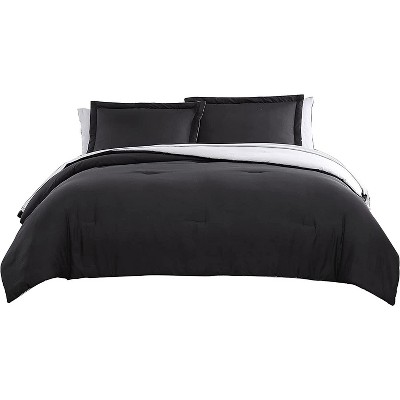 The Nesting Company Chestnut Collection Reversible Bedding Down Alternative 7 Piece Comforter and Sheet Set Microfiber