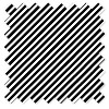 Bacati - Love Black/white Warp Stripes Crib/Toddler Bed Skirt - 2 of 3