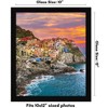 Americanflat 10x12 Picture Frame with Shatter-Resistant Glass - Gallery Style Frame with Engineered Wood - Signature Collection - Black - 2 of 4