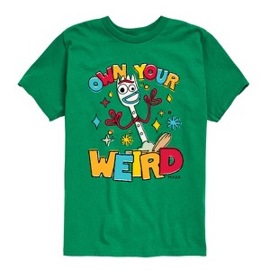 Boys' - Disney - Own Your Weird Forky Short Sleeve Graphic T-Shirt - 1 of 4
