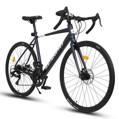 YONWAY 700C Lightweight Aluminum Road Bike, 16-Speed Racing Bicycle, for Men and Women